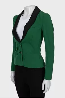 Green wool jacket