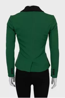 Green wool jacket