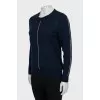 Blue wool jumper