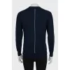 Blue wool jumper