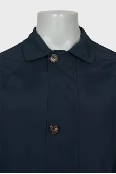 Men's blue jacket with patch pockets