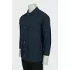 Men's blue jacket with patch pockets