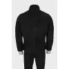 Men's black suede jacket