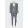Men's suit with striped print