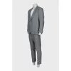 Men's suit with striped print