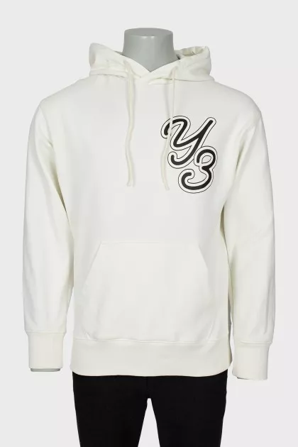 Men's oversized hoodie with branded logo