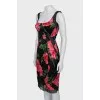 Floral print bodycon dress