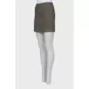 Mini skirt decorated with sequins with tag