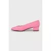 Pink textile shoes