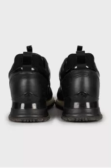 Leather and textile sneakers Run Away