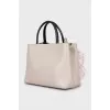 Leather bag 2Jours with decor