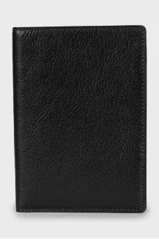 Leather passport cover