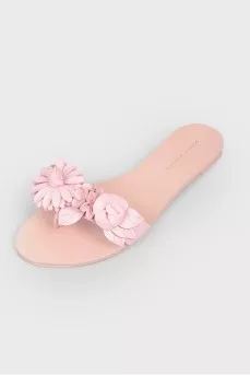 Slipans with flowers
