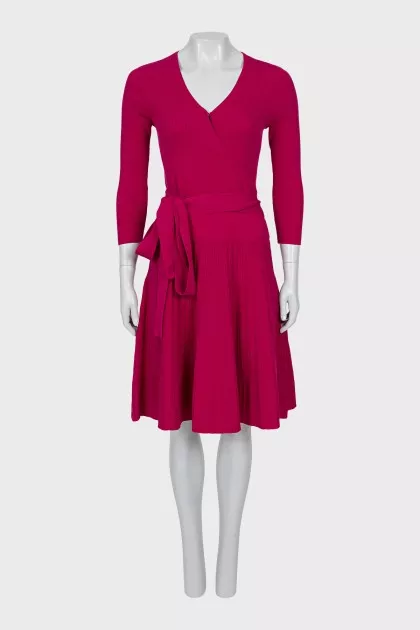 Ribbed fitted dress