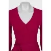 Ribbed fitted dress