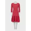 Fitted dress with 3/4 sleeves
