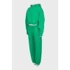 Green oversized tracksuit
