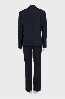 Black trouser suit