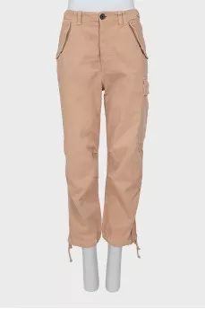 Beige cargo jeans