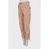Beige cargo jeans