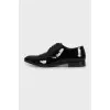 Men's patent leather shoes