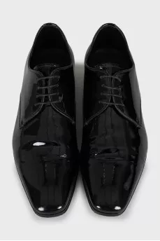 Men's patent leather shoes