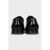 Men's patent leather shoes