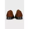 Men's brown suede brogues