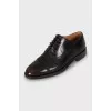 Men's smooth leather oxfords
