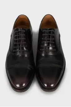 Men's smooth leather oxfords