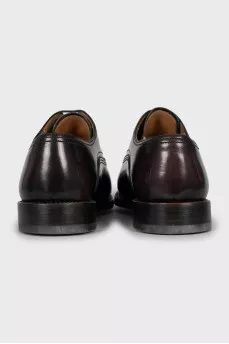 Men's smooth leather oxfords