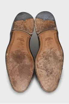 Men's smooth leather oxfords
