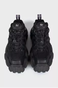 Halo sneakers made of leather and textile