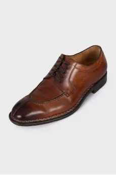 Men's lace-up leather shoes