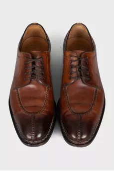 Men's lace-up leather shoes