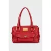 Caroline Happy Diamond leather bag