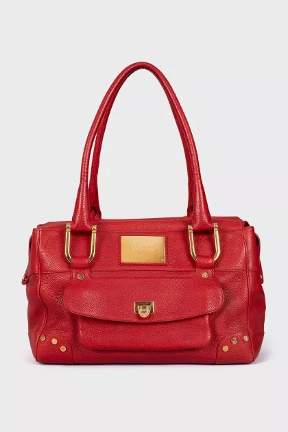 Caroline Happy Diamond leather bag