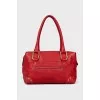 Caroline Happy Diamond leather bag