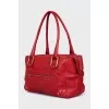 Caroline Happy Diamond leather bag