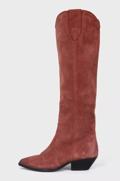 Denvee suede tall cossacks