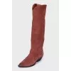 Denvee suede tall cossacks