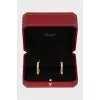 Gold stud earrings