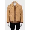 Oversized jacket with tag