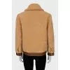 Oversized jacket with tag
