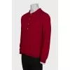 Men's red jumper