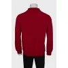 Men's red jumper