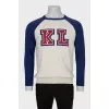 Men's jumper with signature print