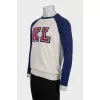 Men's jumper with signature print