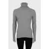 Gray cashmere sweater