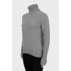 Gray cashmere sweater